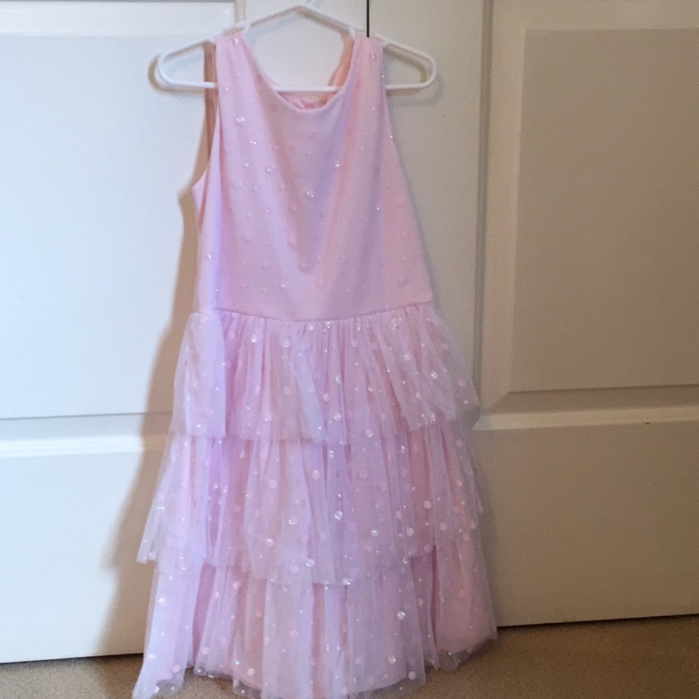 Sparkly print Frais brand girls dress size 8